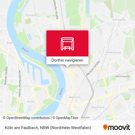 Köln am Faulbach Karte