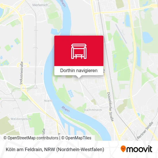 Köln am Feldrain Karte
