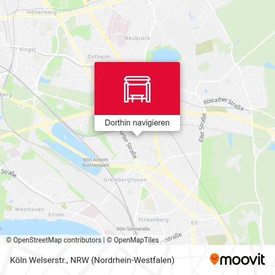 Köln Welserstr. Karte