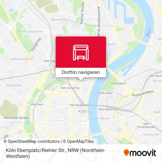 Köln Ebertplatz/Riehler Str. Karte