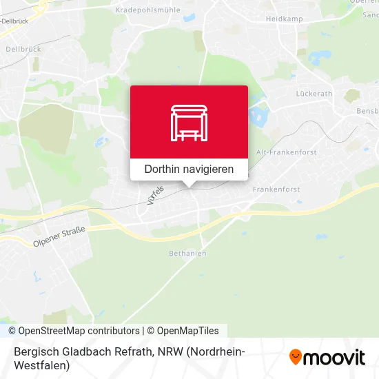 Bergisch Gladbach Refrath Karte