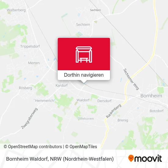 Bornheim Waldorf Karte