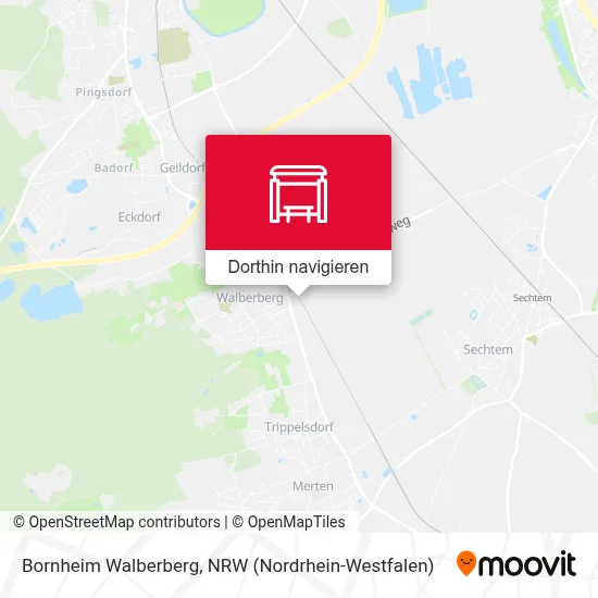 Bornheim Walberberg Karte