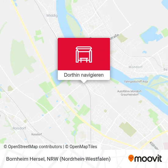 Bornheim Hersel Karte