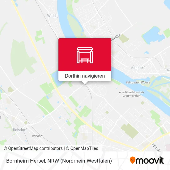 Bornheim Hersel Karte