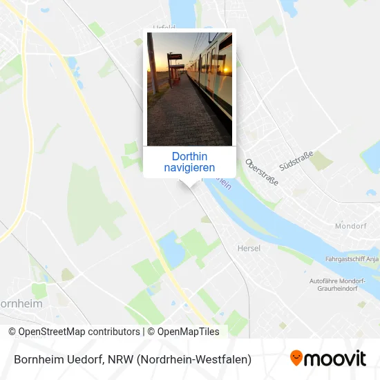 Bornheim Uedorf Karte