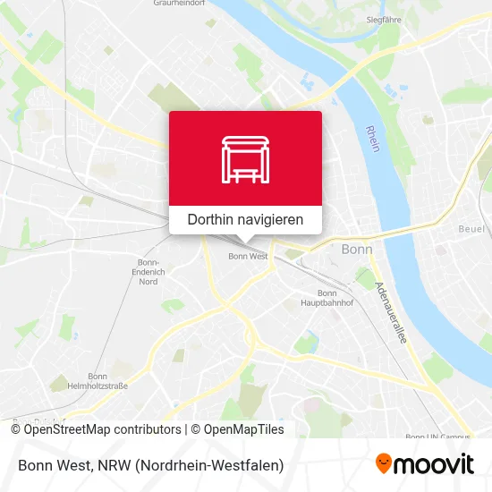 Bonn West Karte