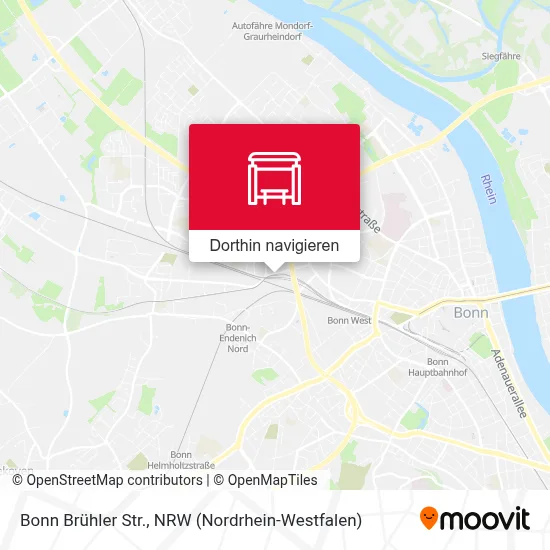 Bonn Brühler Str. Karte
