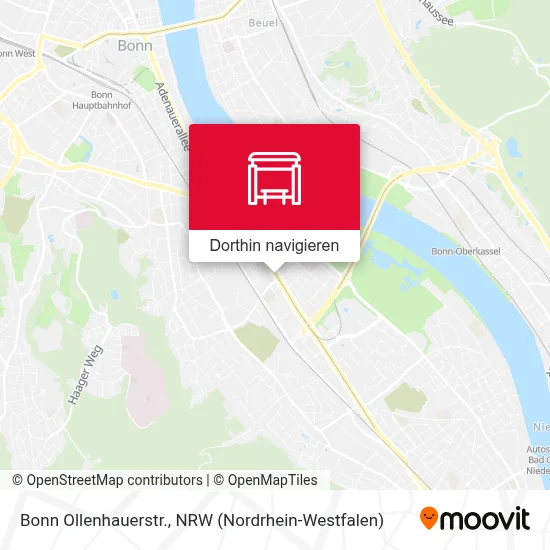 Bonn Ollenhauerstr. Karte