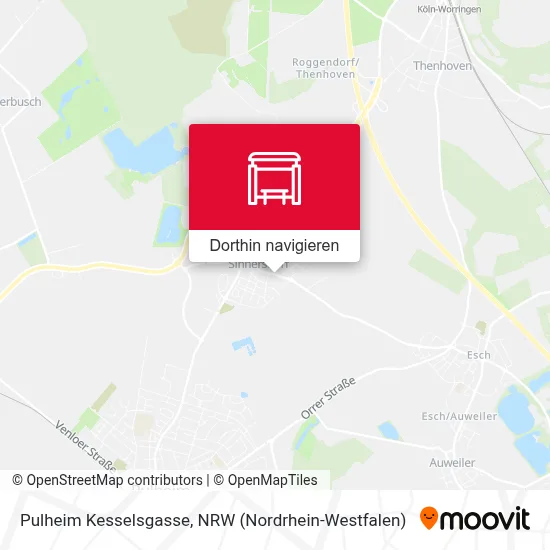 Pulheim Kesselsgasse Karte