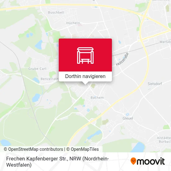 Frechen Kapfenberger Str. Karte