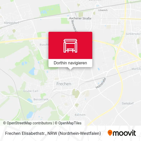Frechen Elisabethstr. Karte