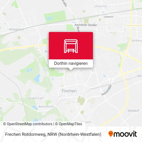 Frechen Rotdornweg Karte