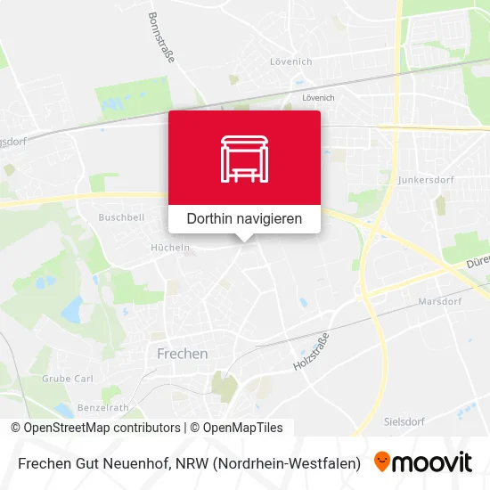 Frechen Gut Neuenhof Karte