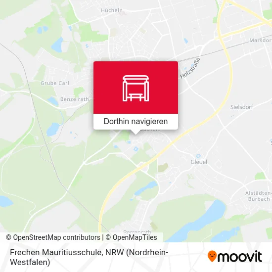 Frechen Mauritiusschule Karte
