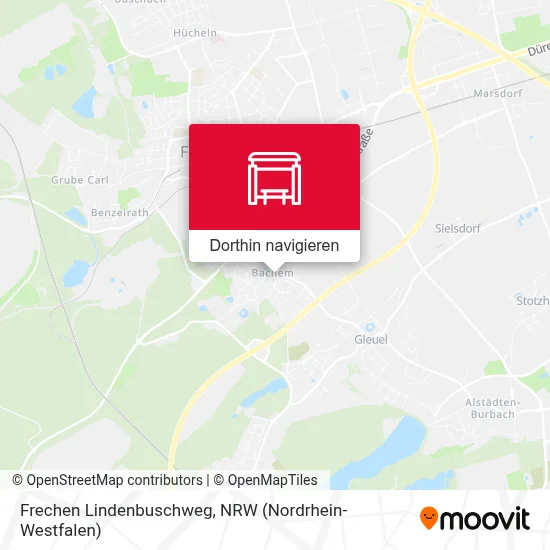 Frechen Lindenbuschweg Karte