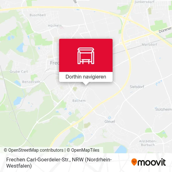Frechen Carl-Goerdeler-Str. Karte