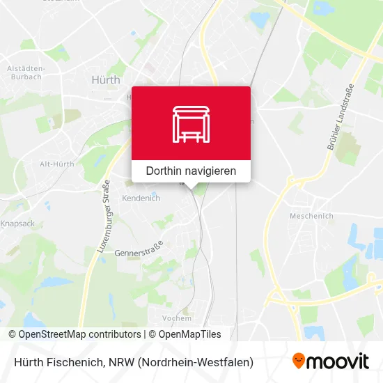 Hürth Fischenich Karte