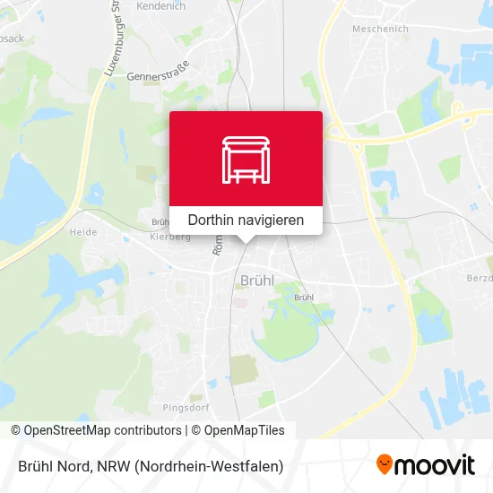 Brühl Nord Karte