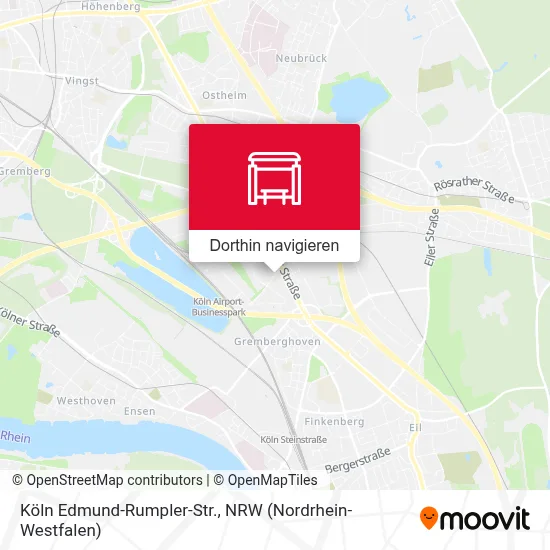 Köln Edmund-Rumpler-Str. Karte