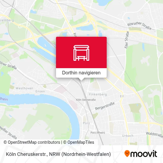 Köln Cheruskerstr. Karte