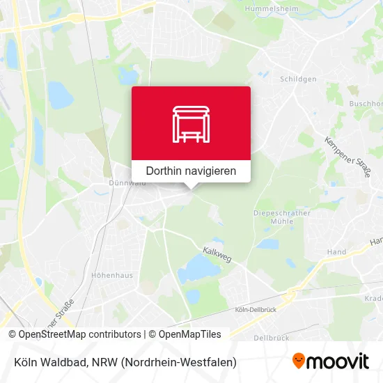 Köln Waldbad Karte