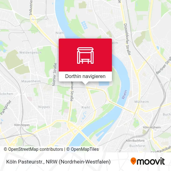Köln Pasteurstr. Karte