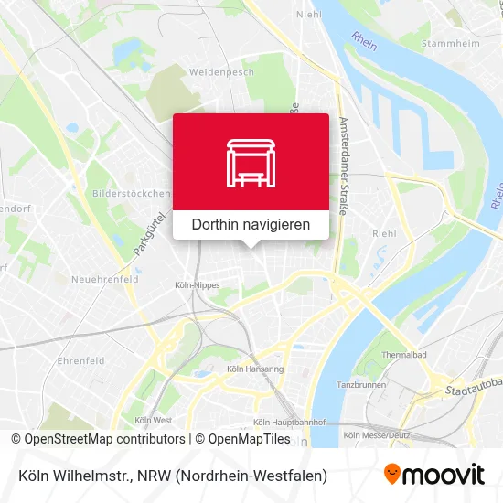 Köln Wilhelmstr. Karte