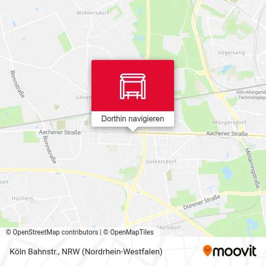 Köln Bahnstr. Karte