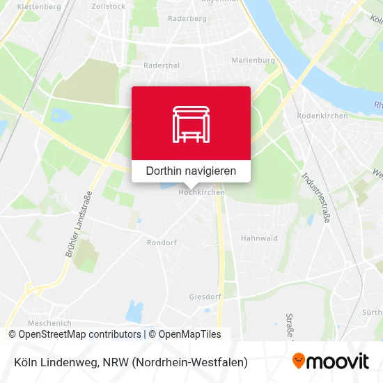 Köln Lindenweg Karte