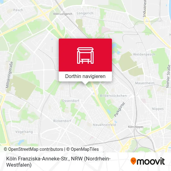 Köln Franziska-Anneke-Str. Karte