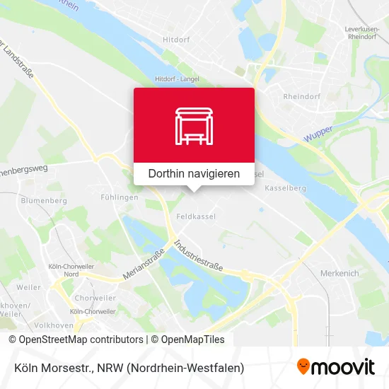 Köln Morsestr. Karte