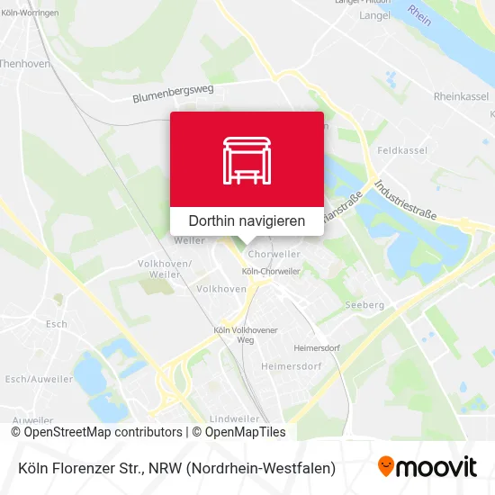 Köln Florenzer Str. Karte