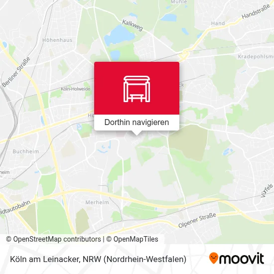 Köln am Leinacker Karte