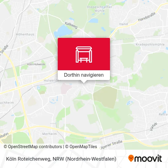 Köln Roteichenweg Karte