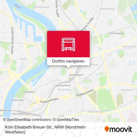 Köln Elisabeth-Breuer-Str. Karte