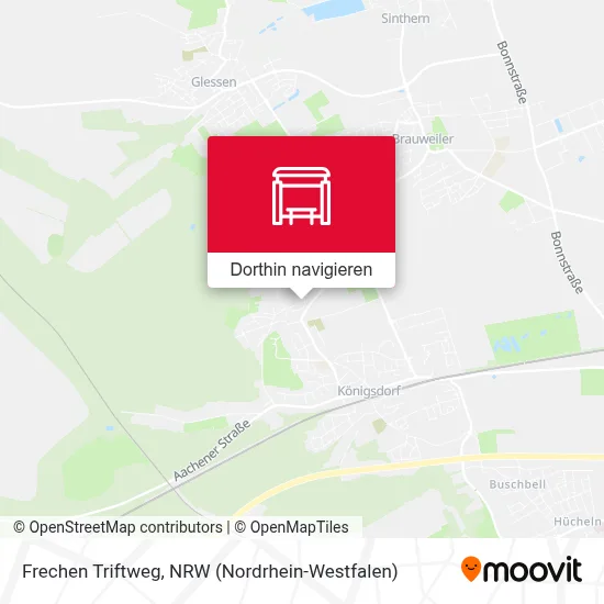 Frechen Triftweg Karte