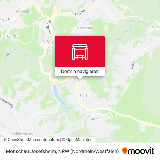 Monschau Josefsheim Karte
