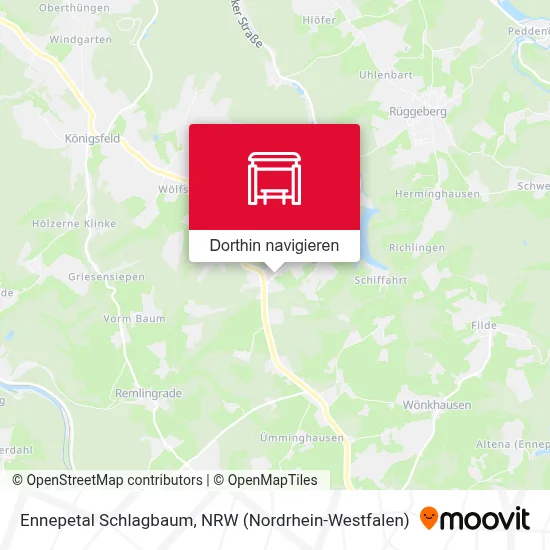 Ennepetal Schlagbaum Karte