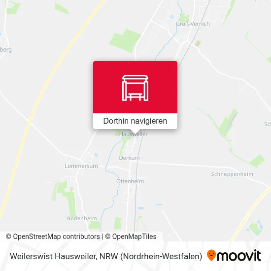 Weilerswist Hausweiler Karte