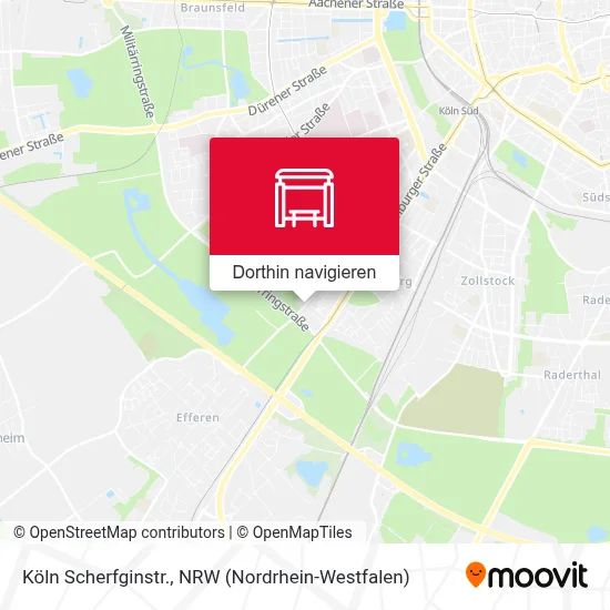 Köln Scherfginstr. Karte