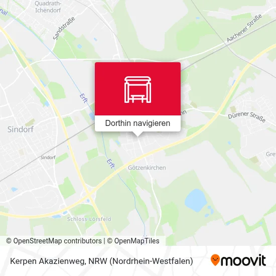 Kerpen Akazienweg Karte