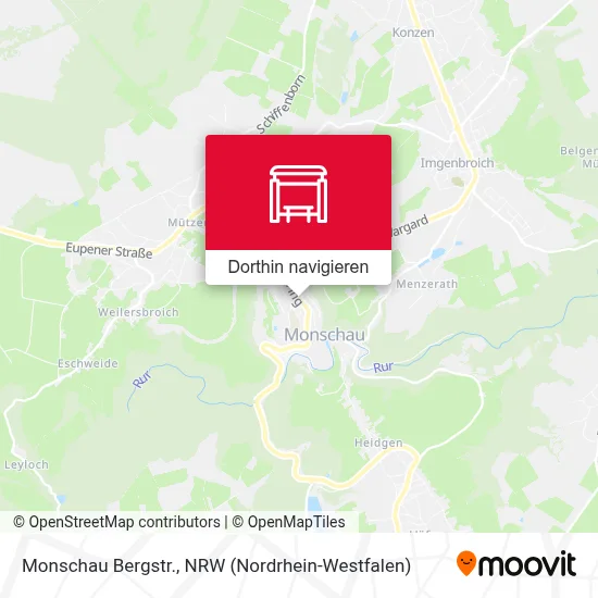 Monschau Bergstr. Karte