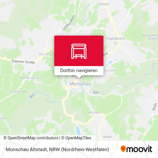 Monschau Altstadt Karte
