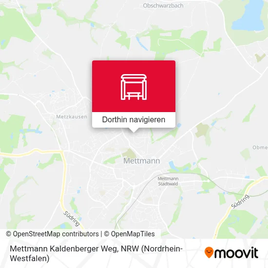 Mettmann Kaldenberger Weg Karte