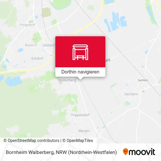 Bornheim Walberberg Karte