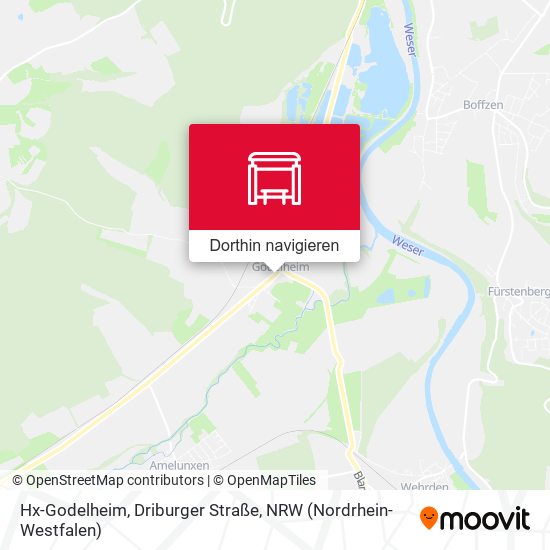 Hx-Godelheim, Driburger Straße Karte