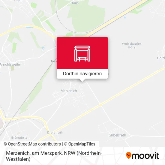 Merzenich, am Merzpark Karte