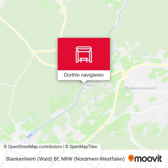 Blankenheim (Wald) Bf Karte
