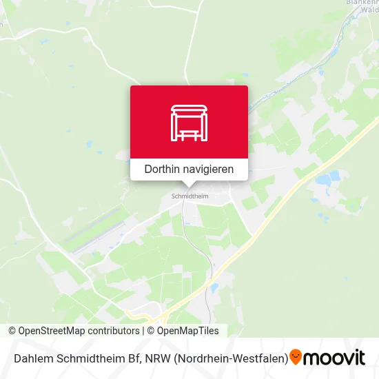 Dahlem Schmidtheim Bf Karte